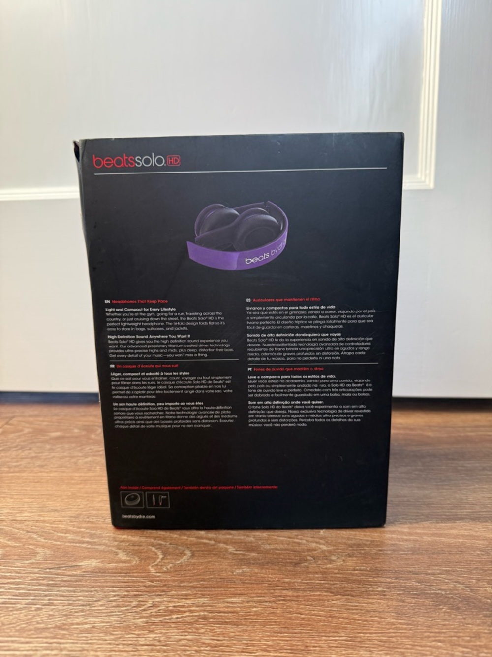 Beats Solo HD Purple Headphones - Beats by Dr. Dre - Picture 3 of 13